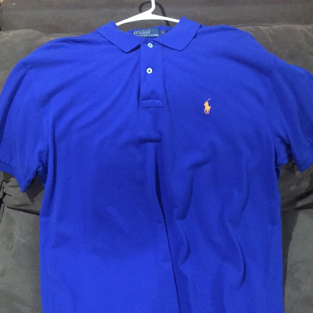 Blue Polo Collar